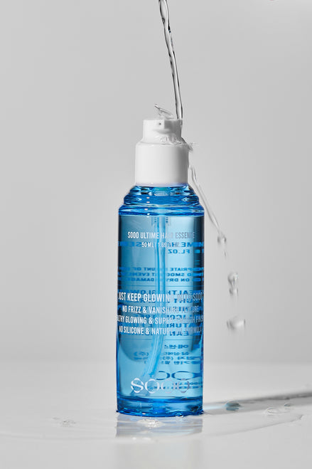 SOOO Ultime Hair Essence bottle with packaging