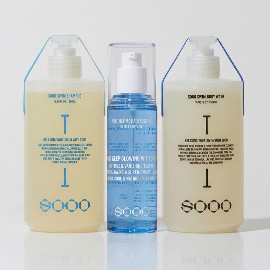 Shampoo + Hair Essence + Body Wash